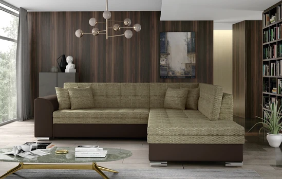 Kampinė sofa Pieretta, audinys Berlin 03, Soft 66