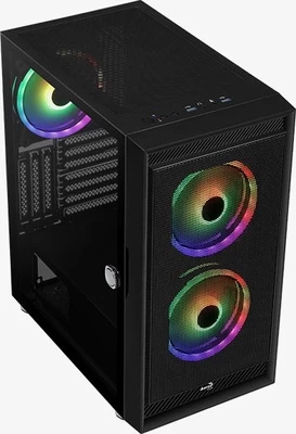 Korpusas AeroCool Graphite, juoda
