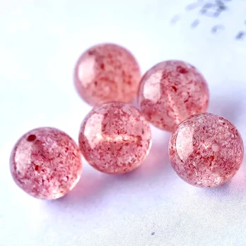 Kvarco karoliukai, 8mm20vnt