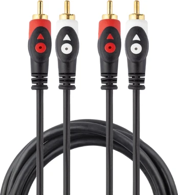 Cable Libox RCA (Cinch) x2 - RCA (Cinch) x2 3m black (LB0020)