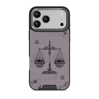 Libra - iPhone 17 Pro Max Case, Elite Dark (MagSafe) / Silver / Purple