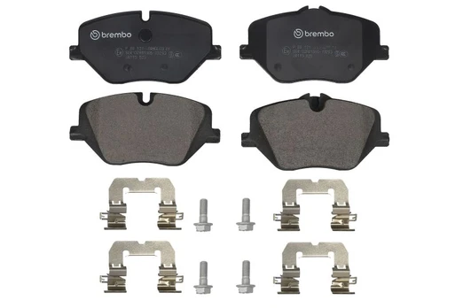 stabdžių trinkelių rinkinys, diskinis stabdys BREMBO P 06 121
