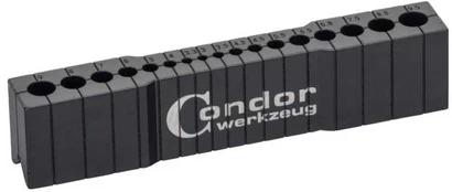 Gręžimo šablonas Condor Werkzeug C9699; 3,0-9,5 mm
