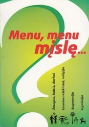 Menu, menu mįslę... (knyga su defektais)