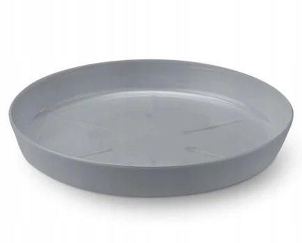 Vazono lėkštutė 19,7 cm, pilka, plastikinė, 19,7 cm