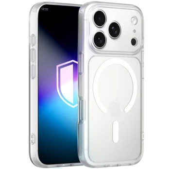 Dėklas 3MK Misty MagCase do Apple iPhone 17 Pro Max balta