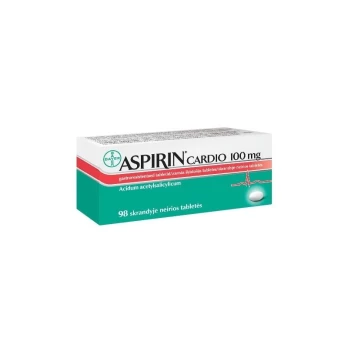 ASPIRIN CARDIO 100 mg skrandyje neirios tabletės N98