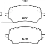 Stabdžių trinkelių rinkinys, diskinis stabdys BREMBO P 24 236 kaina