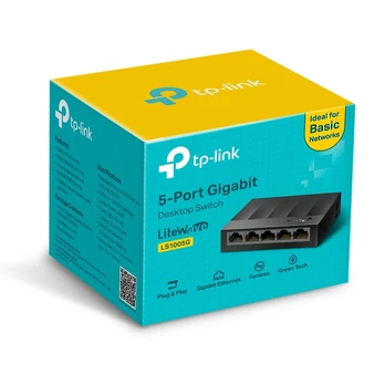 TP-LINK LS1005G Tinklo komutatorius 5-Portų 10/100/1000Mbps