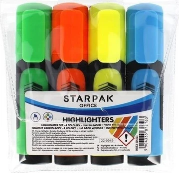 Žymekliai 4 spalvų - STARPAK