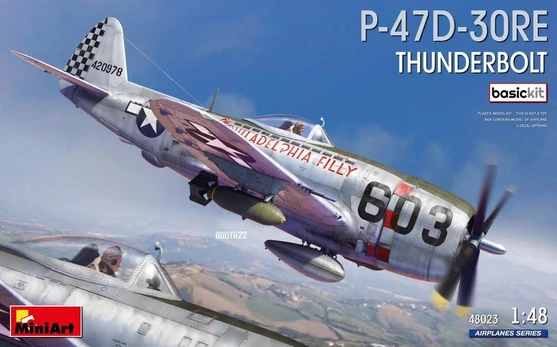 Miniart - Republic P-47D-30RE Thunderbolt Basic Kit, 1/48, 48023