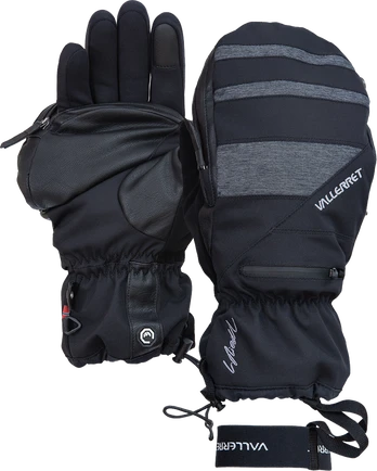Vallerret Skadi Zipper Mitt LRS: Juodas S