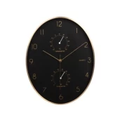 Mondex Alu sieninis laikrodis with thermometer and hygrometer kaina