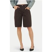 ONLY Bermudų šortai Mate 15374734 Ruda Loose Fit