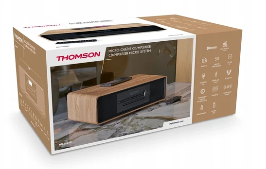Kompiuterio kolonėlės Thomson Mini stereo sistema Cosy Bluetooth Cd Radio Fm 60w