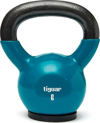Kettlebell Tiguar TI-KB0006 gumuotas 6kg