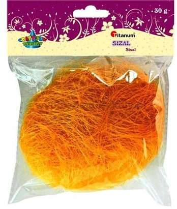 Sizalis 30g oranžinis - Titanum