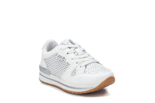 XTi laisvalaikio batukai mergaitėms White PU Combined