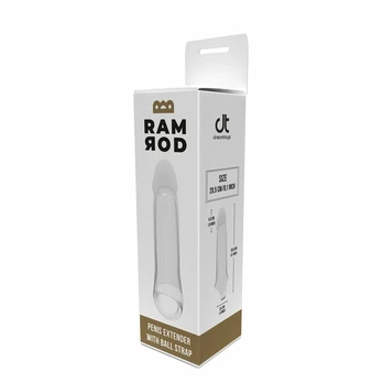 RAMROD 7.6 Inch Clear Extender with Adjustable Support Strap