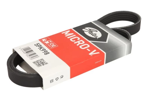 V formos rumbuoti diržai GATES 5PK998
