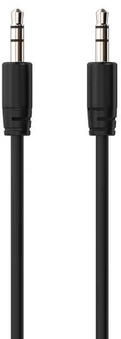 Laikiklis Sinox mini jack kabelis. 3m. Sort