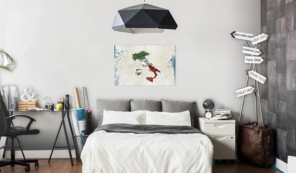 Artgeist Kamštinis paveikslas - Italy [Cork Map] 60x40