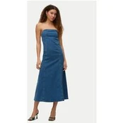 Vero Moda Džinsinė suknelė Ailey 10328202 Mėlyna Regular Fit