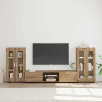 TV spintelių komplektas Amatininkų ąžuolas Apdirbta mediena