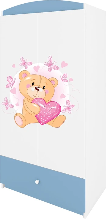 Mėlyna spinta babydreams meškiukas