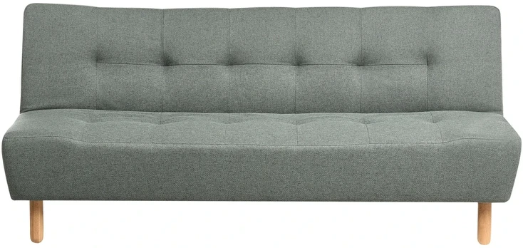 Beliani Trivietė išskleidžiama sofa ALSTEN Žalia