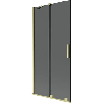 Vonios sienelė Mexen Velar, 90 x 150 cm, Brushed gold/Graphite