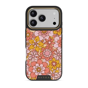 Garden Brunch - Floral iPhone 17 Pro Case, Elite Dark (MagSafe) / Gold