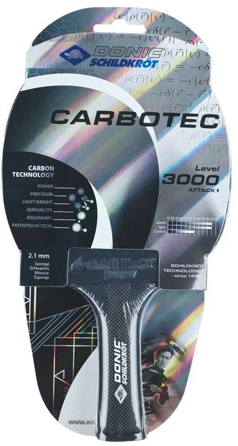 DONIC CarboTec 3000 stalo teniso raketė