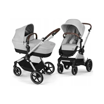 Universalus vežimėlis Cybex Eos Lux 2in1 SLV, Lava Grey