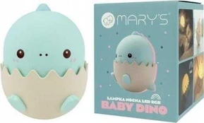Plexido LED naktinė lemputė kūdikiui dino mėlyna