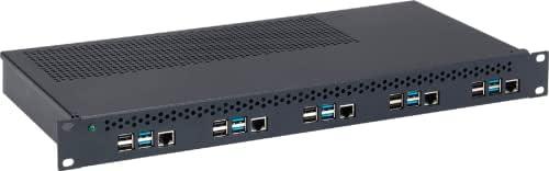 Rackmount.IT Kit with power supply for 5 units Raspberry Pi4