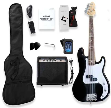 V-TONE PBB46 BK SET komplektas gitarowy gitara basowa