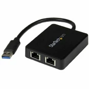 StarTech USB 3.0 DUAL PORT GIGABIT NIC/IN kaina