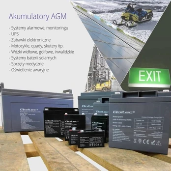 QOLTEC AGM baterija 6V 12Ah