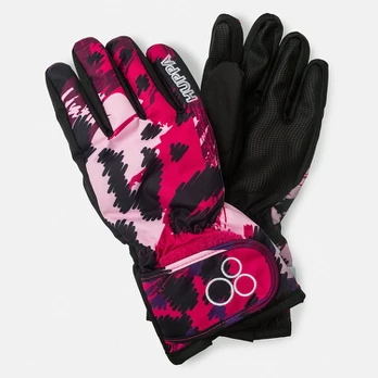 Huppa Pirštinės vaikams RIXTON 1, fuchsia pattern/ black