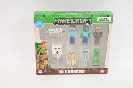 Superbuzz *****MINECRAFT 3D Erasers 8pack DeluxeBox vA 10944 kaina