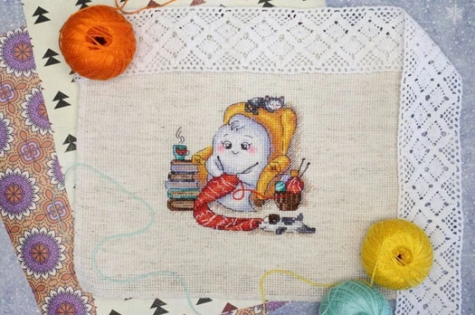 Cross stitch kit "Ghost Needleworker" SM-749