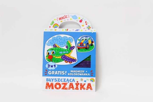 Ranok Błyszczšca mozaika 3w1 Samolocik i auto+grat.52185