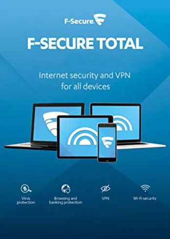 F-Secure Total Protection 3 Devices 2 Years Key EUROPE