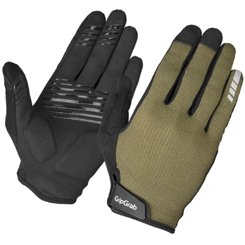 GripGrab EXPLR RC Max Full Finger pirštinės | Olive Green, L