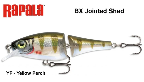 Vobleris Rapala BX Jointed Shad BXJSD Yellow Perch 6 cm