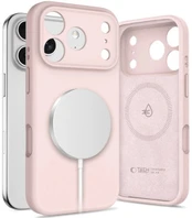 Rožinis dėklas Apple iPhone 17 Pro Max telefonui "Tech-Protect Silicone Magsafe"