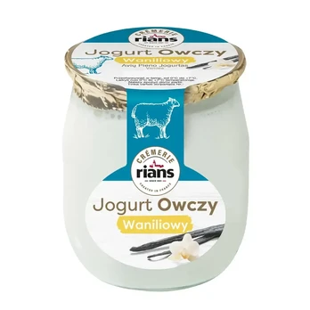 Avių pieno jogurtas RIANS, vanilės skonio