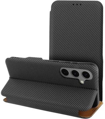 FOLIO šoninis magnetinis dėklas SAMSUNG S25 PLUS pilkas