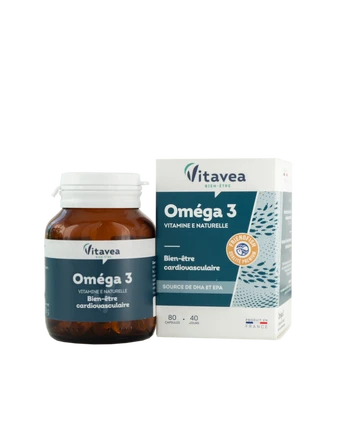 VITAVEA OMEGA 3 su natūralios kilmės vitaminu E